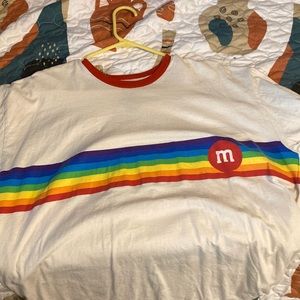 Rainbow M&M shirt